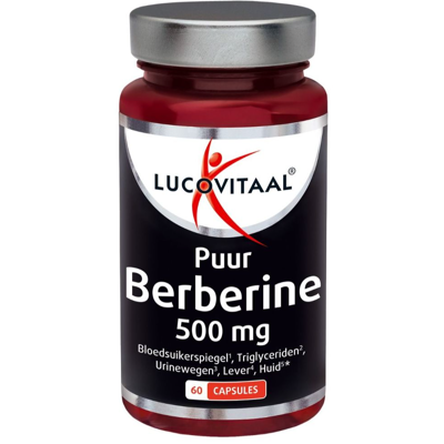 Lucovitaal Berberine Puur 500 mg Capsules Lucovitaal Berberine Puur 500 mg Capsules