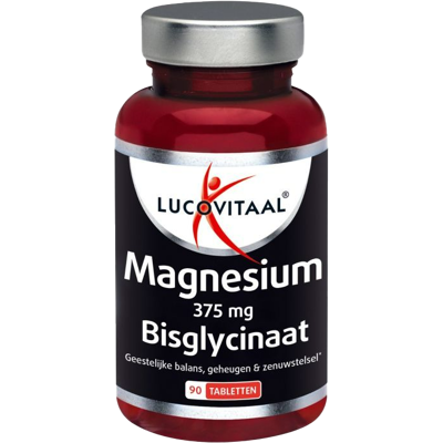 Lucovitaal Magnesium 375mg Bisglycinaat Tabletten Lucovitaal Magnesium 375mg Bisglycinaat Tabletten