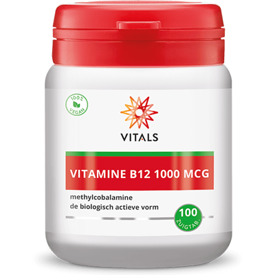 Vitals Vitamine B12 1000mcg Zuigtabletten Vitals Vitamine B12 1000mcg Zuigtabletten