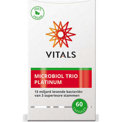 Vitals Microbiol trio platinum - Probiotisch supplement met 15 miljard CFU Vitals Microbiol trio platinum - Probiotisch supplement met 15 miljard CFU