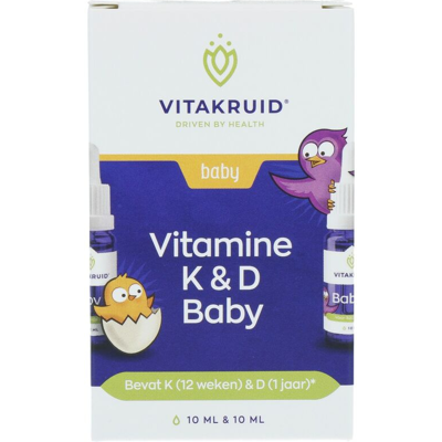 Vitakruid Vitamine K & D baby druppels - Overig Vitakruid Vitamine K & D baby druppels - Overig