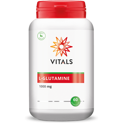 Vitals L-Glutamine 1000mg - Voedingssupplement - 60 capsules Vitals L-Glutamine 1000mg - Voedingssupplement - 60 capsules