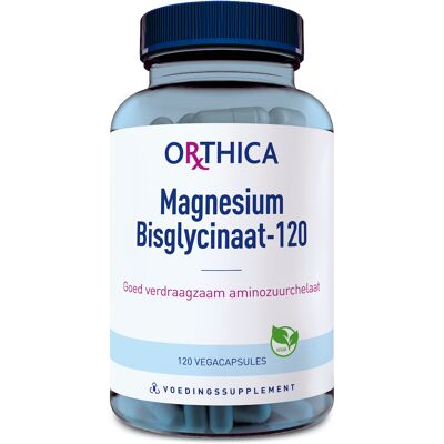 Orthica Magnesium Bisglycinaat-120 Capsules 120ST Orthica Magnesium Bisglycinaat-120 Capsules 120ST