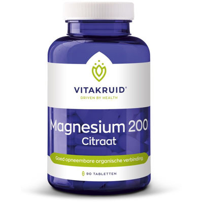 Vitakruid Magnesium 200 citraat - Voedingssupplement Vitakruid Magnesium 200 citraat - Voedingssupplement