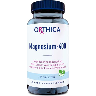 Orthica Magnesium 400 - Ondersteunt Spieren & Energie Orthica Magnesium 400 - Ondersteunt Spieren & Energie