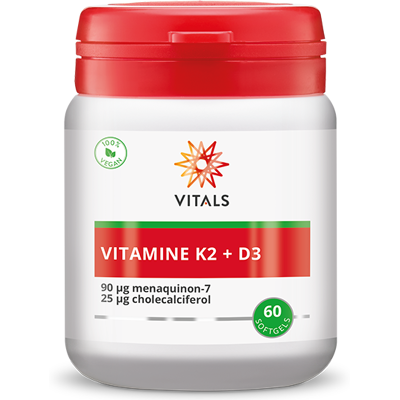 Vitals Vitamine K2 + D3 Softgels Vitals Vitamine K2 + D3 Softgels