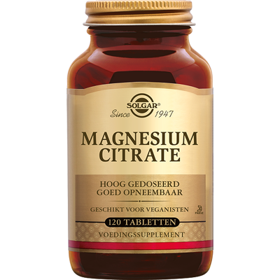 Solgar Magnesium Citraat Tabletten Solgar Magnesium Citraat Tabletten