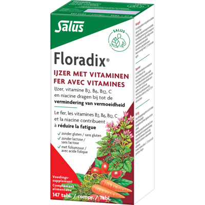 Salus Floradix IJzer Tabletten - Voedingssupplement Salus Floradix IJzer Tabletten - Voedingssupplement