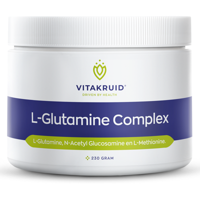 Vitakruid L-Glutamine Complex Poeder - Voedingssupplement Vitakruid L-Glutamine Complex Poeder - Voedingssupplement