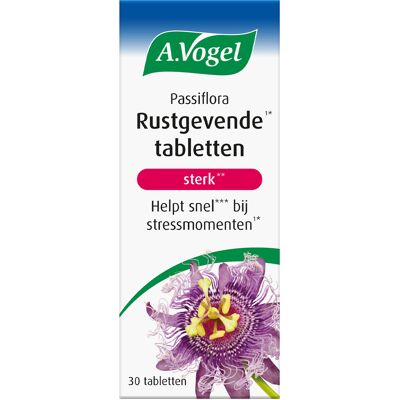 A.Vogel Passiflora Rustgevende* Sterk** Tabletten A.Vogel Passiflora Rustgevende* Sterk** Tabletten