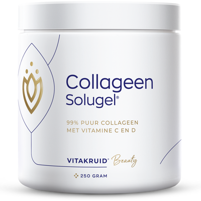 Vitakruid Collageen Solugel® poeder met vitamine C & D Vitakruid Collageen Solugel® poeder met vitamine C & D