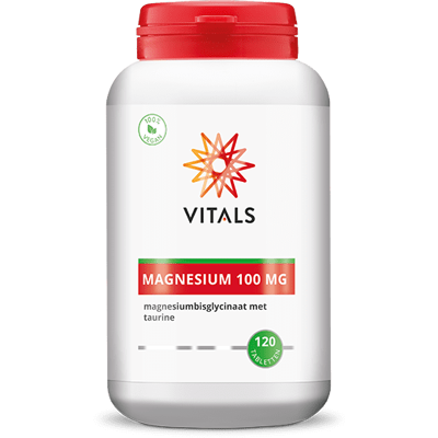 Vitals Magnesiumbisglycinaat 100 mg - 120 Tabletten Vitals Magnesiumbisglycinaat 100 mg - 120 Tabletten