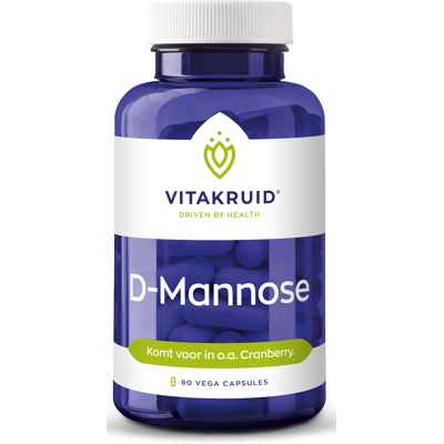 Vitakruid D-Mannose 500 gewonnen uit Cranberry Vitakruid D-Mannose 500 gewonnen uit Cranberry
