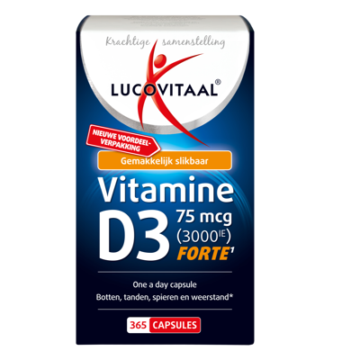 Lucovitaal Vitamine D3 75mcg Forte Capsules Lucovitaal Vitamine D3 75mcg Forte Capsules