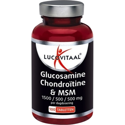 Lucovitaal Glucosamine Chondroïtine en MSM Tabletten Lucovitaal Glucosamine Chondroïtine en MSM Tabletten
