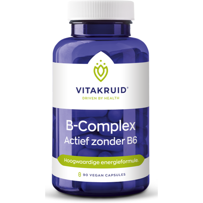 Vitakruid B-Complex Actief zonder B6 Capsules Vitakruid B-Complex Actief zonder B6 Capsules