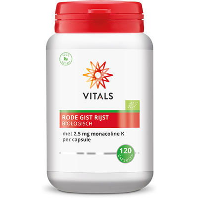 Vitals Rode Gist Rijst Biologisch Capsules Vitals Rode Gist Rijst Biologisch Capsules