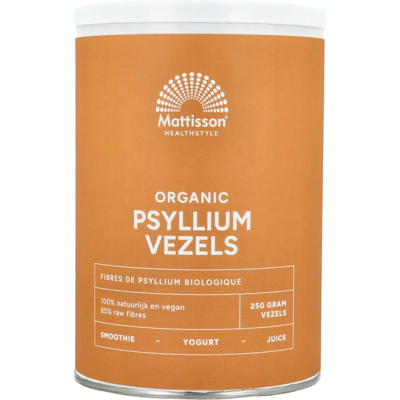 Mattisson Biologische Psyllium Vezels - 250g Mattisson Biologische Psyllium Vezels - 250g