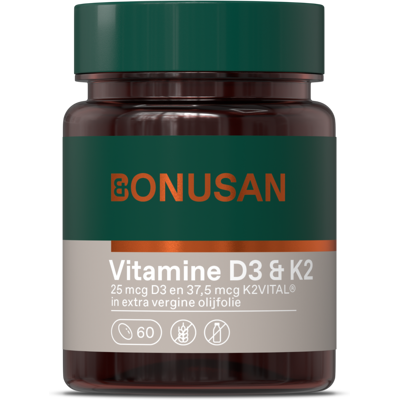 Bonusan Vitamine D3 & K2 Softgels Bonusan Vitamine D3 & K2 Softgels