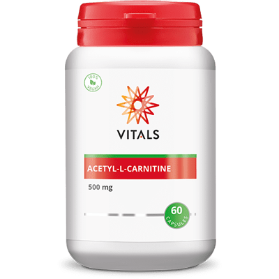 Vitals Acetyl-L-Carnitine 500 mg - Voedingssupplement Vitals Acetyl-L-Carnitine 500 mg - Voedingssupplement