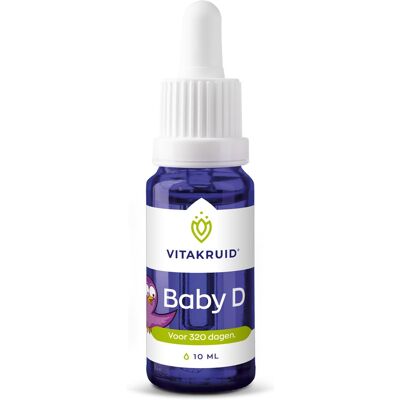 Vitakruid Vitamine D Baby druppels Vitakruid Vitamine D Baby druppels