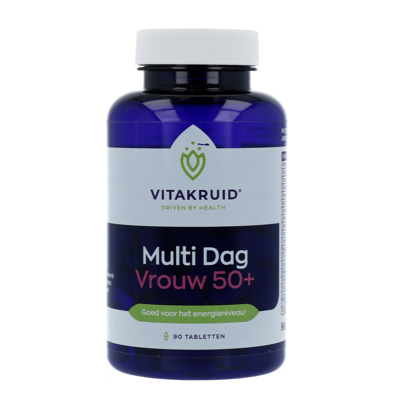 Vitakruid Multi Dag Vrouw 50+ 100% Vegan 90 Vitakruid Multi Dag Vrouw 50+ 100% Vegan 90