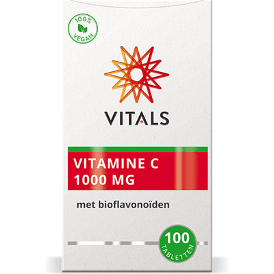 Vitals Vitamine C 1000 mg - Ondersteuning immuunsysteem & Energie Vitals Vitamine C 1000 mg - Ondersteuning immuunsysteem & Energie