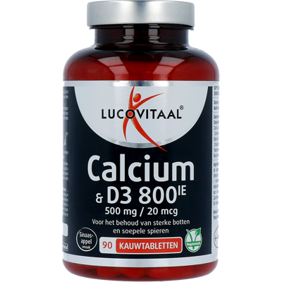 Lucovitaal Calcium 500mg & D3 Kauwtabletten Lucovitaal Calcium 500mg & D3 Kauwtabletten