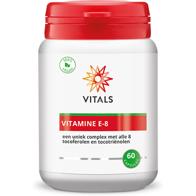 Vitals Vitamine E-8 - Alle 8 Vormen, Geavanceerde Opname Vitals Vitamine E-8 - Alle 8 Vormen, Geavanceerde Opname