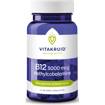 Vitakruid B12 5000 mcg Actief Methylcobalamine Vitamine Vitakruid B12 5000 mcg Actief Methylcobalamine Vitamine