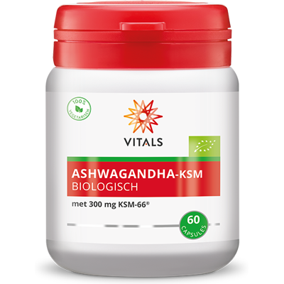 Vitals Ashwagandha KSM-66 300mg - Stressverlichting Supplement Vitals Ashwagandha KSM-66 300mg - Stressverlichting Supplement