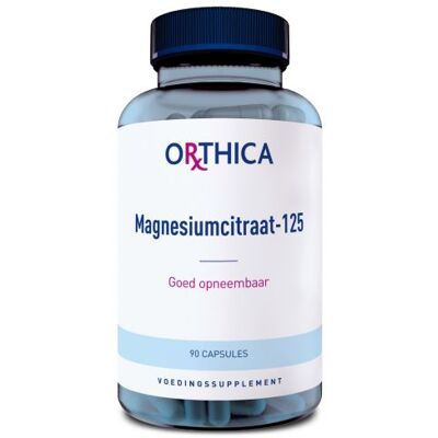 Orthica Magnesiumcitraat-125 Capsules Orthica Magnesiumcitraat-125 Capsules