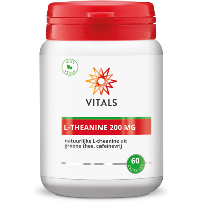 Vitals L-Theanine 200mg Capsules Vitals L-Theanine 200mg Capsules
