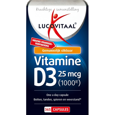Lucovitaal Vitamine D3 25mcg Capsules Lucovitaal Vitamine D3 25mcg Capsules