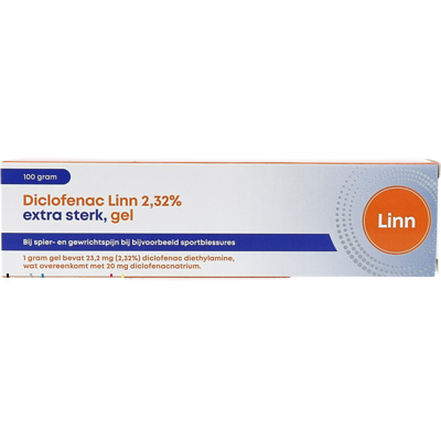 Linn Diclofenac 2,32% Extra Sterk Gel Linn Diclofenac 2,32% Extra Sterk Gel