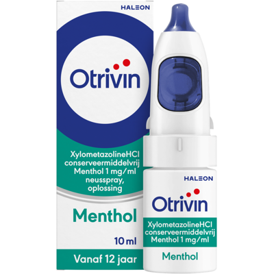 Otrivin Menthol Xylometazoline HCI 1 mg/ml Neusspray Otrivin Menthol Xylometazoline HCI 1 mg/ml Neusspray