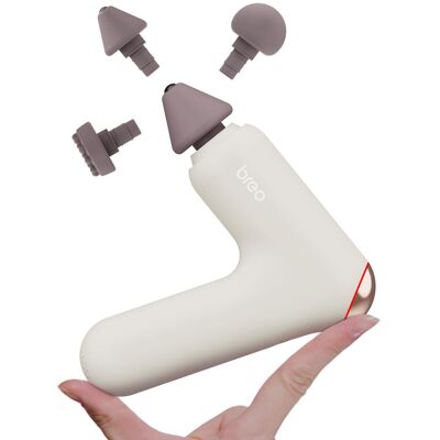 breo Lucky 7 massagepistool met warmte, spiermassageapparaat voor diepe weefselmassage, stimulator, lichaamsontspanning, geluidsarm voor herstel en sport breo Lucky 7 massagepistool met warmte, spiermassageapparaat voor diepe weefselmassage, stimulator, lichaamsontspanning, geluidsarm voor herstel en sport