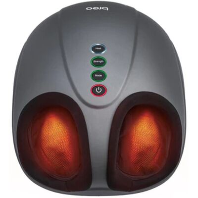 Breo voetmassageapparaat met warmte, diepteknede en Shiatsu-massage, voor relaxatie en verlichting van voetpijn en plantar fasciitis, geschikt voor voeten tot maat 12 (heren), moederdagcadeau Breo voetmassageapparaat met warmte, diepteknede en Shiatsu-massage, voor relaxatie en verlichting van voetpijn en plantar fasciitis, geschikt voor voeten tot maat 12 (heren), moederdagcadeau