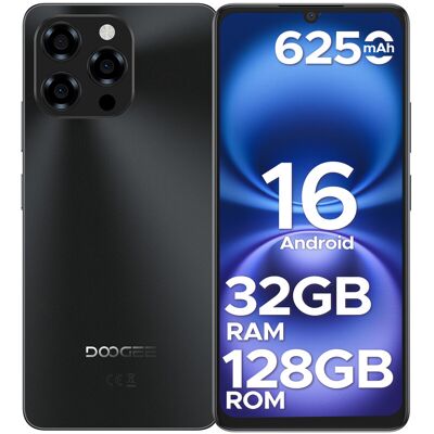 DOOGEE Note 58 mobiele telefoon - nieuwe Android 15-smartphone, 6,75-inch HD+-display, 6250 mAh, 32 GB RAM + 128 GB opslag (2 TB), 4G LTE, gezichtsidentificatie, Widevine L1, 5G WiFi NFC OTG, zonder SIM DOOGEE Note 58 mobiele telefoon - nieuwe Android 15-smartphone, 6,75-inch HD+-display, 6250 mAh, 32 GB RAM + 128 GB opslag (2 TB), 4G LTE, gezichtsidentificatie, Widevine L1, 5G WiFi NFC OTG, zonder SIM