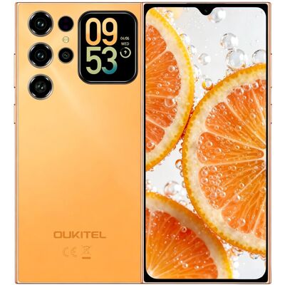 OUKITEL C62 6,88 inch 5150 mAh batterij 9,5 mm ultradunne behuizing (4 GB + 128 GB) oranje smartphone OUKITEL C62 6,88 inch 5150 mAh batterij 9,5 mm ultradunne behuizing (4 GB + 128 GB) oranje smartphone