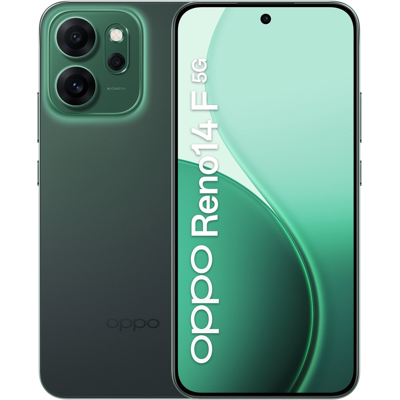 OPPO Reno14 F 256 GB lichtgevend groen 5G OPPO Reno14 F 256 GB lichtgevend groen 5G