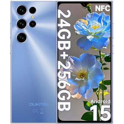 OUKITEL C61 Pro (8+256) Blauw smartphone, 6,88 inch HD+ 90 Hz-scherm, 5150 mAh, 13 MP + 5 MP, Dual SIM, 4G OUKITEL C61 Pro (8+256) Blauw smartphone, 6,88 inch HD+ 90 Hz-scherm, 5150 mAh, 13 MP + 5 MP, Dual SIM, 4G
