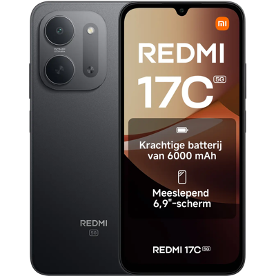 REDMI 17C 5G Zwart 4G RAM 128G ROM REDMI 17C 5G Zwart 4G RAM 128G ROM
