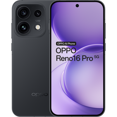 OPPO Reno16 Pro 5G 12+512 GB Starlight Zwart OPPO Reno16 Pro 5G 12+512 GB Starlight Zwart