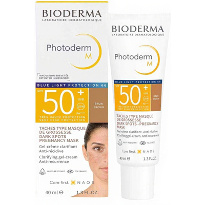 Bioderma Photoderm M SPF50+ Gel-Crème Bruin - Zonnebrandcrème Bioderma Photoderm M SPF50+ Gel-Crème Bruin - Zonnebrandcrème