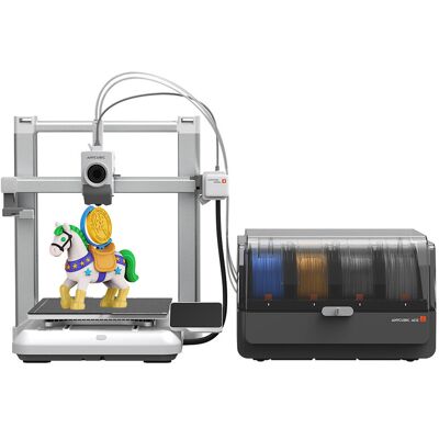 ANYCUBIC x JOYBUY Kobra 4 Combo Smart Multicolor 3D-printen met Precisie Automatische Nivellering en Actieve Filamentdroging ANYCUBIC x JOYBUY Kobra 4 Combo Smart Multicolor 3D-printen met Precisie Automatische Nivellering en Actieve Filamentdroging
