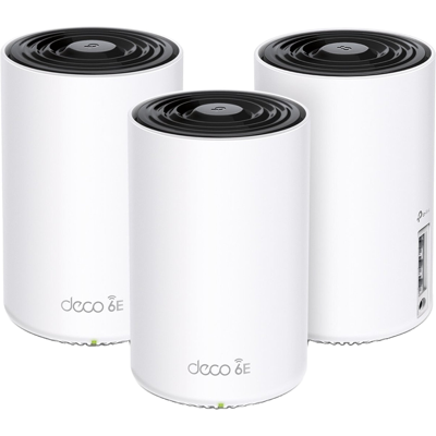 TP-Link Deco XE75 Pro (3-pack) Tri-band (2.4GHz / 5GHz / 6GHz) Wi-Fi 6E (802.11ax) With Internet. TP-Link Deco XE75 Pro (3-pack) Tri-band (2.4GHz / 5GHz / 6GHz) Wi-Fi 6E (802.11ax) With Internet.