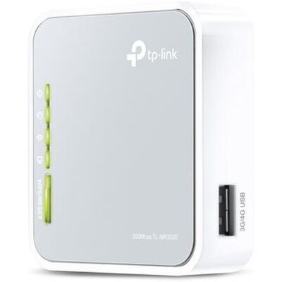 TP-LINK TL-MR3020 draadloze router Fast Ethernet Single-band (2,4 GHz) 4G Zilver, Wit TP-LINK TL-MR3020 draadloze router Fast Ethernet Single-band (2,4 GHz) 4G Zilver, Wit