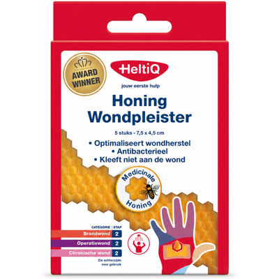 HeltiQ Honing Wondpleister 1 karton 5 st. HeltiQ Honing Wondpleister 1 karton 5 st.