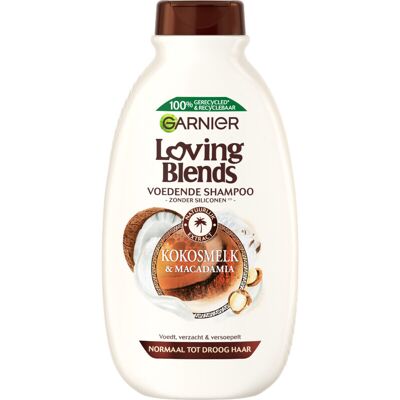 Garnier Loving Blends kokosmelk & macadamia shampoo 300 ml Garnier Loving Blends kokosmelk & macadamia shampoo 300 ml